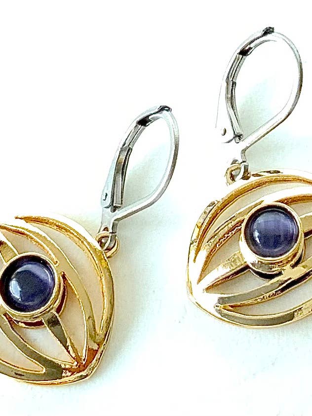 BOUCLES D'OREILLES (X) - Boucles d'oreilles à levier pour la vente par Christophe Poly / Crono Design