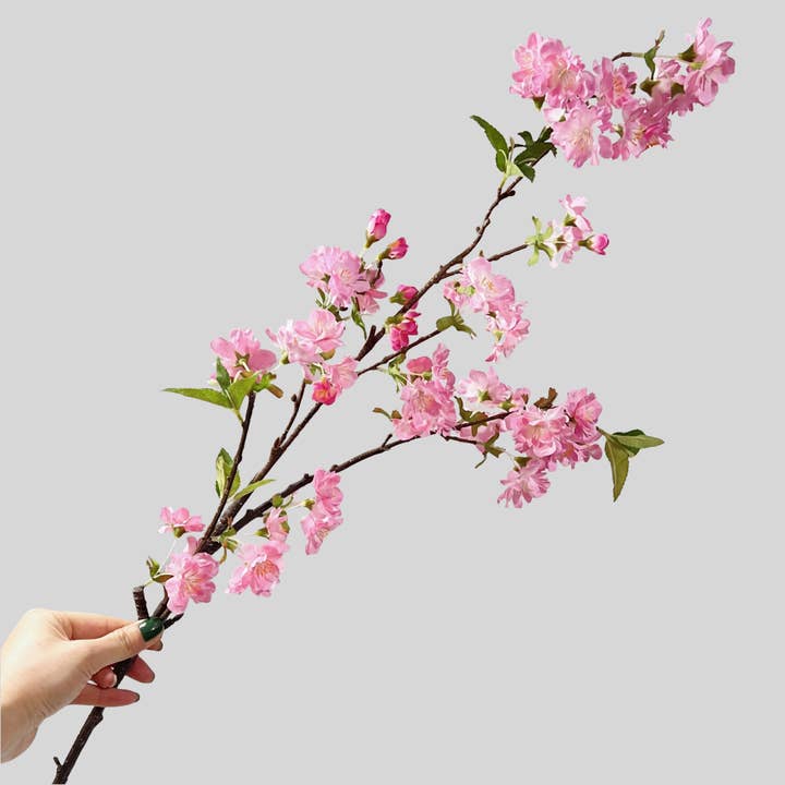 ACNITE(We cover U.S. import duties) - Wholesale Artificial Flowers - Artificial pink cherry blossom Silk flowers Vase filler