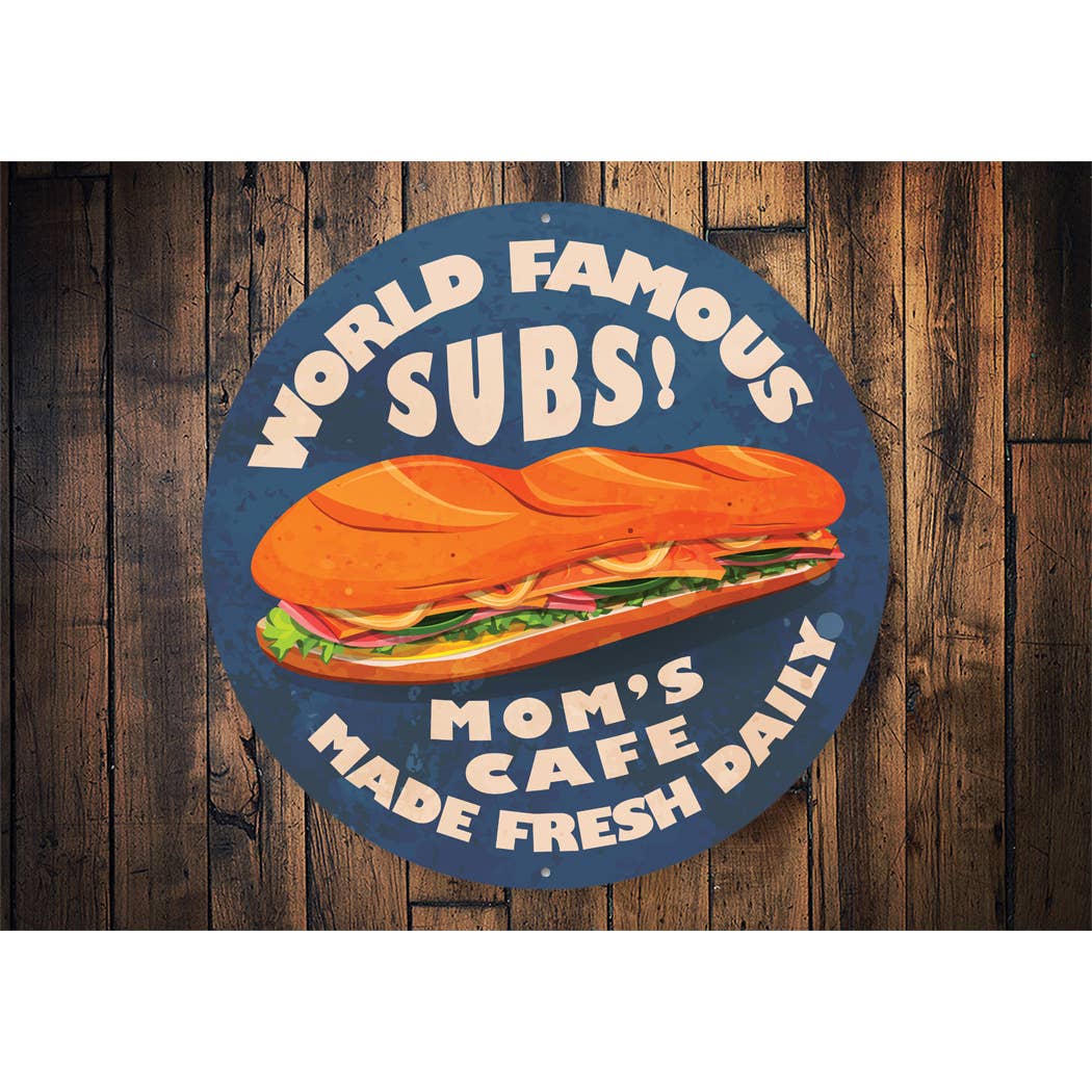 Lizton Sign Shop, Inc - Wholesale Sign - World Famous Subs Sign1