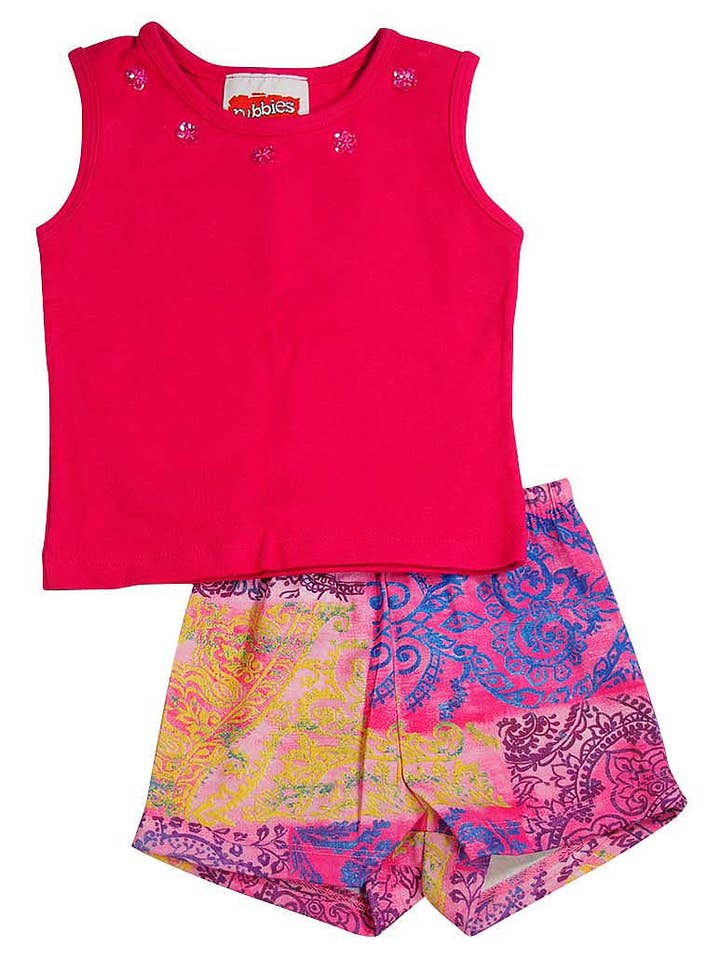 Eastern Off Price - Venta al por mayor Conjunto de camiseta y pantalón corto - Niños - Rubbies - Conjunto corto de 2 piezas para niña3