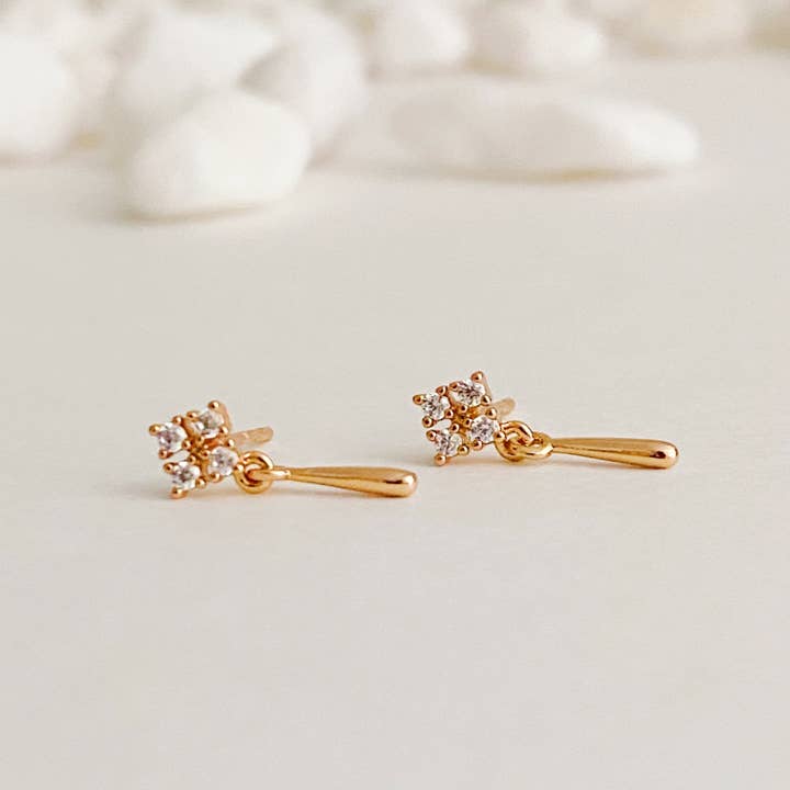 Mini Twinkle Dangle Earrings for wholesale by Ellison+Young