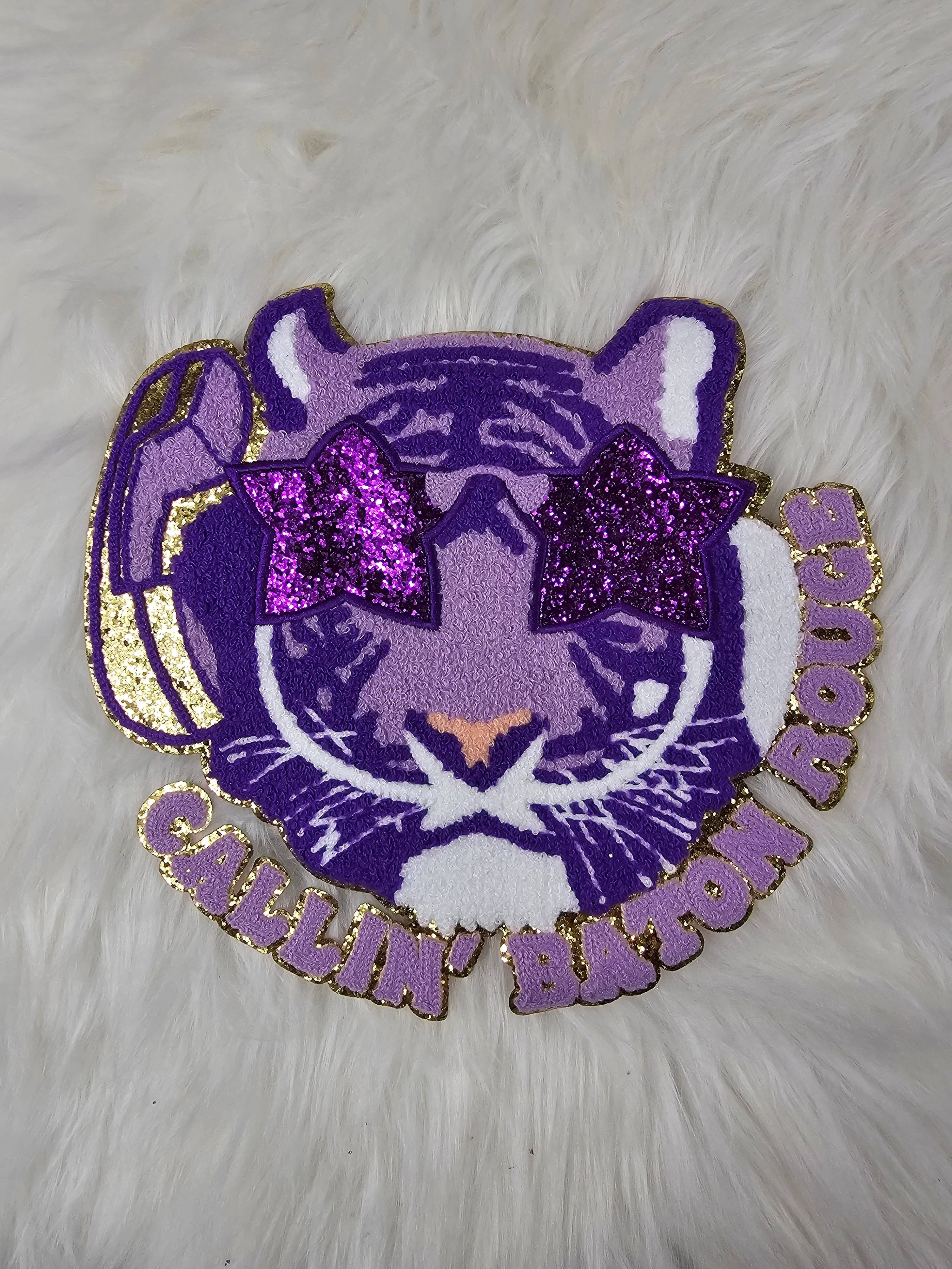Scratch Decor - Wholesale Patch - Callin' Baton Rouge Tiger Iron On Patch0