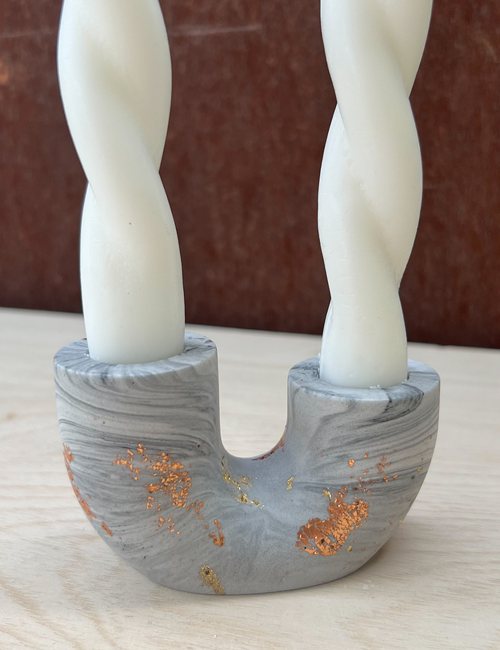 Well Hello Studio - Wholesale Candle Holder - Gold Rush U-Shape Candle Holder0