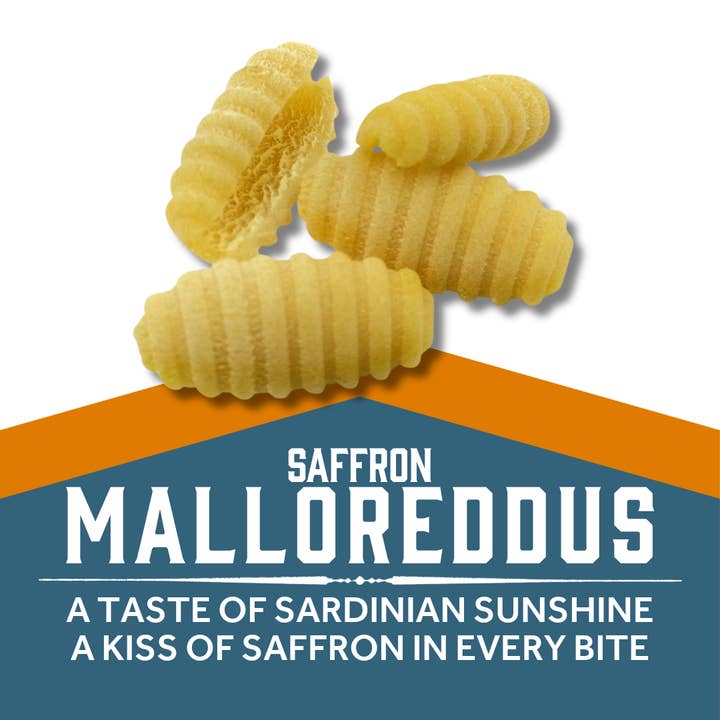 Sfoglini - Wholesale Pasta - Saffron Malloreddus, Organic Specialty Pasta
