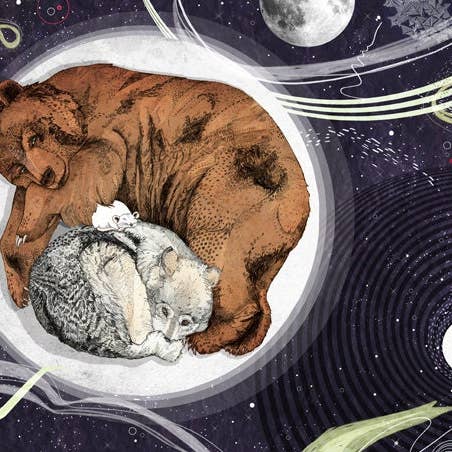 Moon//Ondertekende print voor wholesale door Sandra Dieckmann