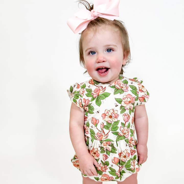 Goosies - Wholesale Bodysuit (Non-Footed) - Baby - Magnolias - Flutter Bubble (Discontinued)0