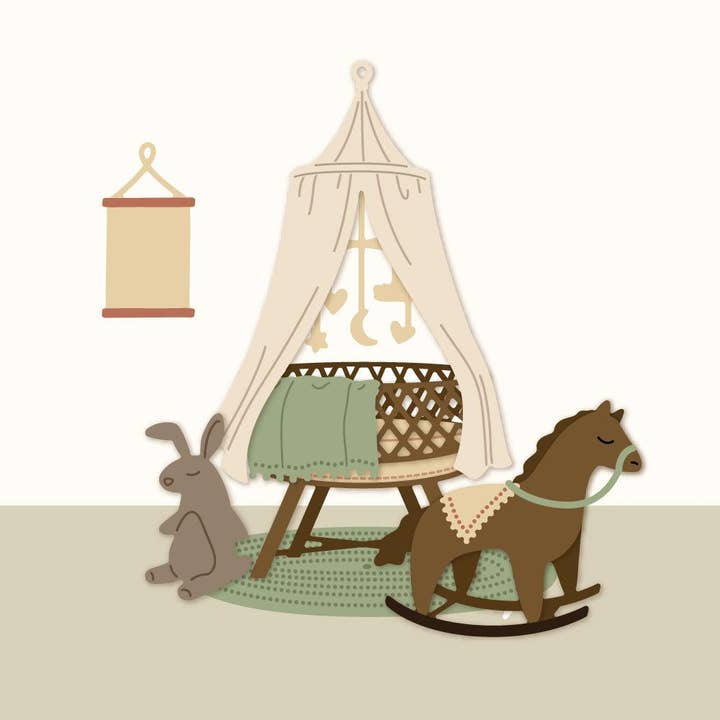 Rock-A-Bye Baby - Honey Cuts - Troqueles Independientes para venta al por mayor de Honey Bee Stamps