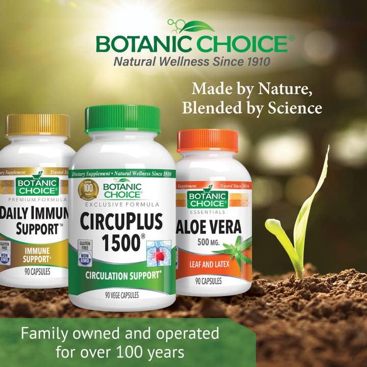 Botanic Choice - Wholesale Oral Supplement/Vitamin - Botanic Choice CircuPlus 1500® - 90 Vege Capsules