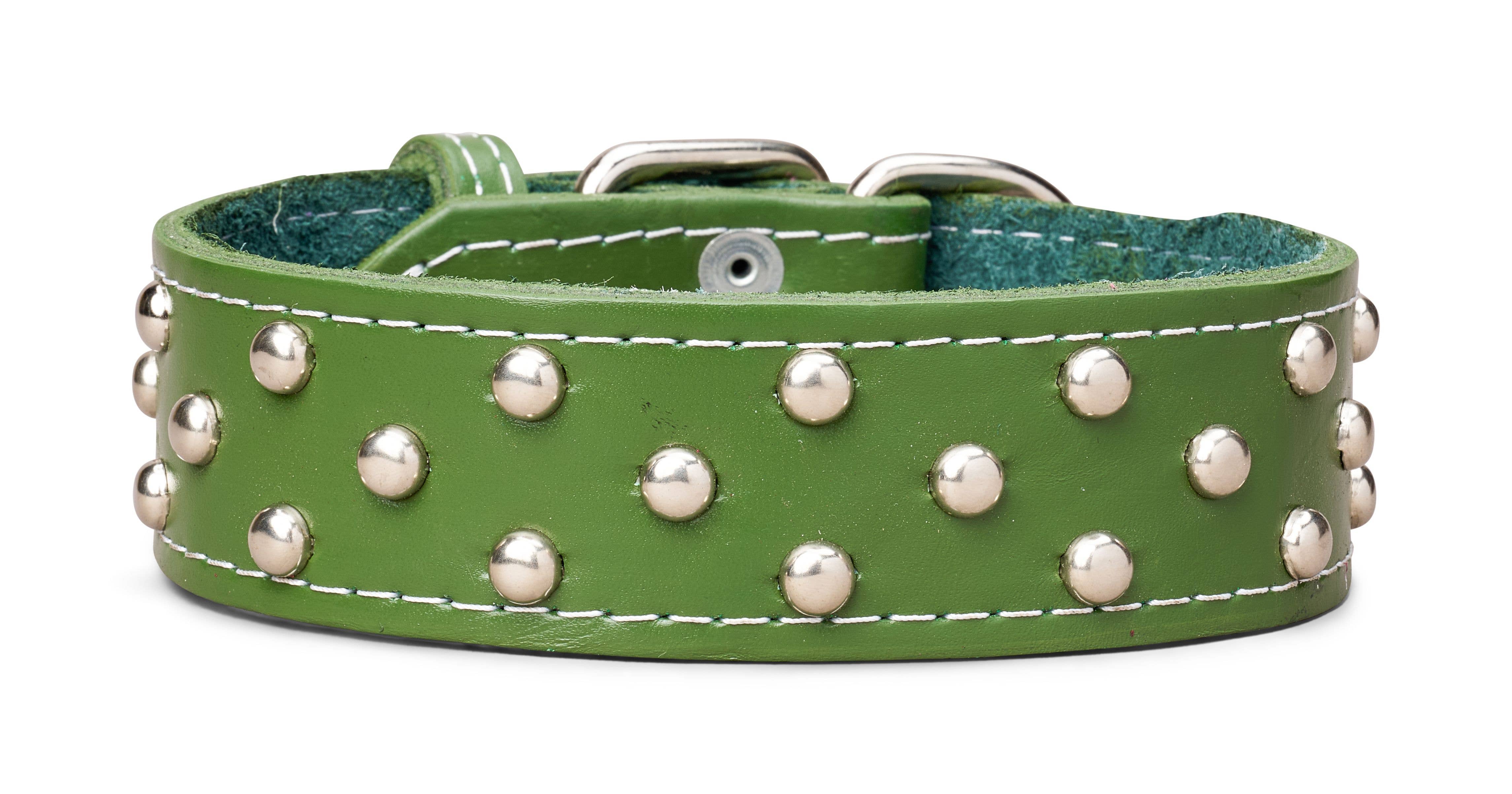 TOP DOG BRAND INC – Großhandel Haustierhalsband – Hund – 1 3/4 Zoll breite Lederhalsbänder mit Nieten6