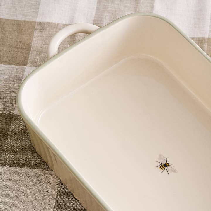 Sophie Allport - Wholesale Baking Dish - Bees Stoneware Roasting Dish1