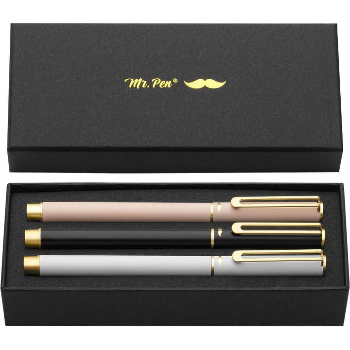 Mr. Pen - Vendita all'ingrosso Penne - Set di lusso Mr. Pen: Barili di colori assortiti, inchiostro nero7