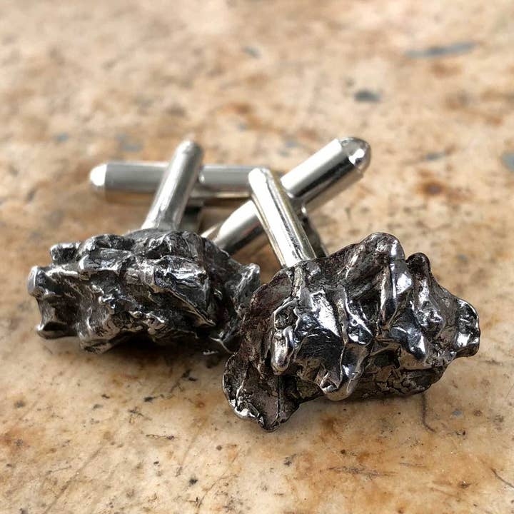 Cyberoptix Tie Lab - Wholesale Cufflinks - Campo Del Cielo Meteorite Cufflinks7