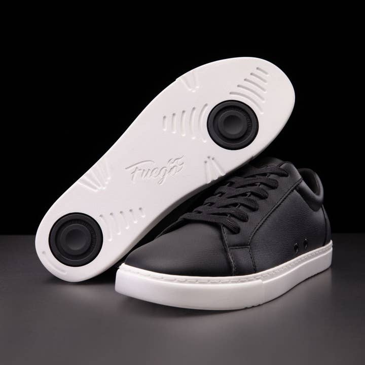 Fuego baskets basses noires pour la vente par Fuego