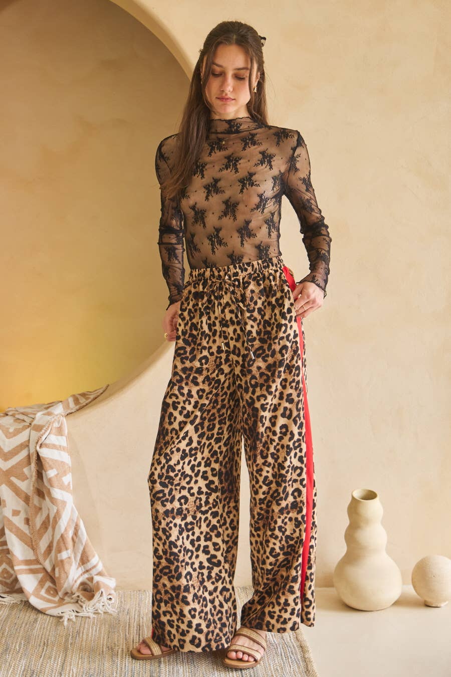 Oddi - Wholesale Pants - Women's - Leopard Printed Pants3
