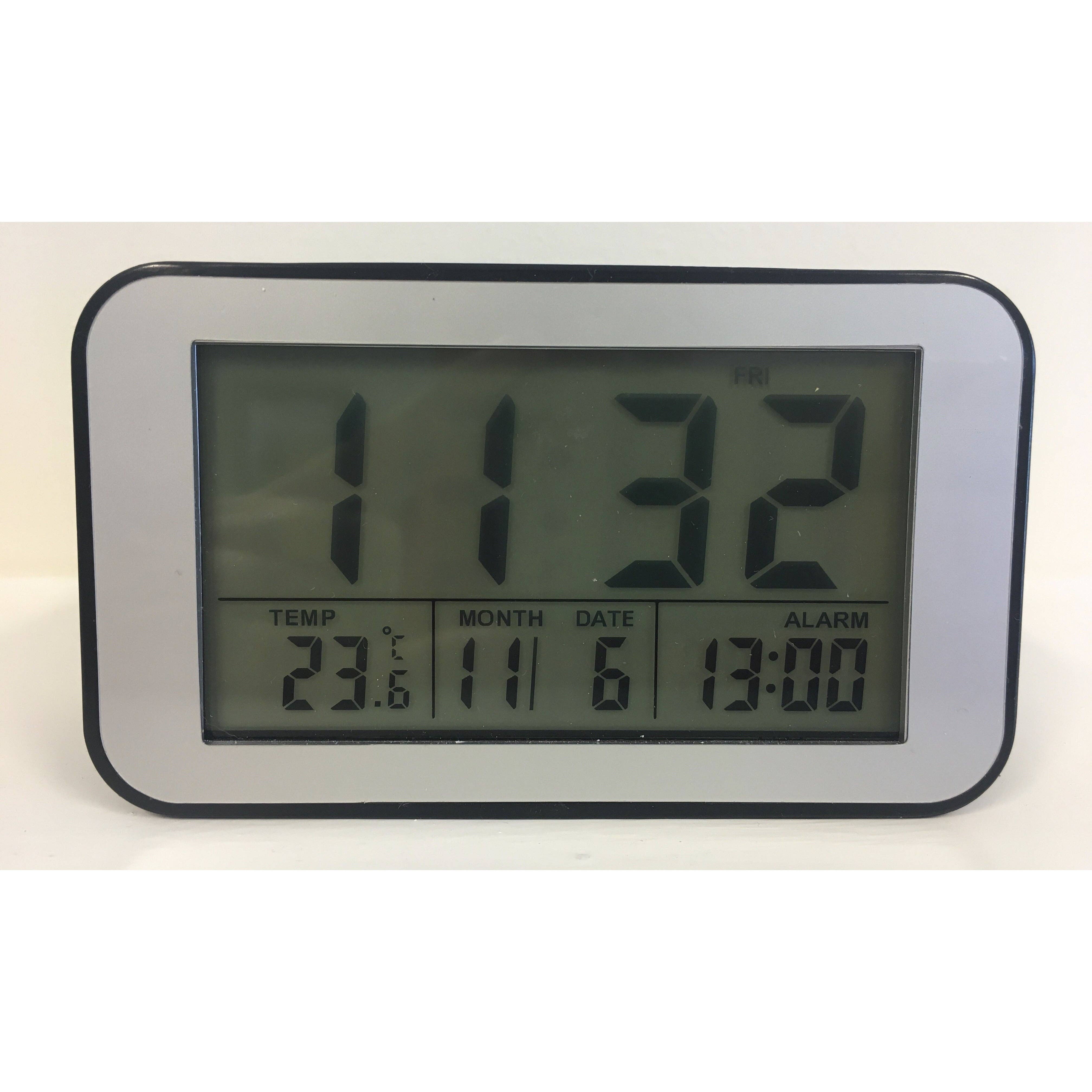 Viceni – wholesale Alarm clock – LCD Digital Alarm Clock in Mat Black0