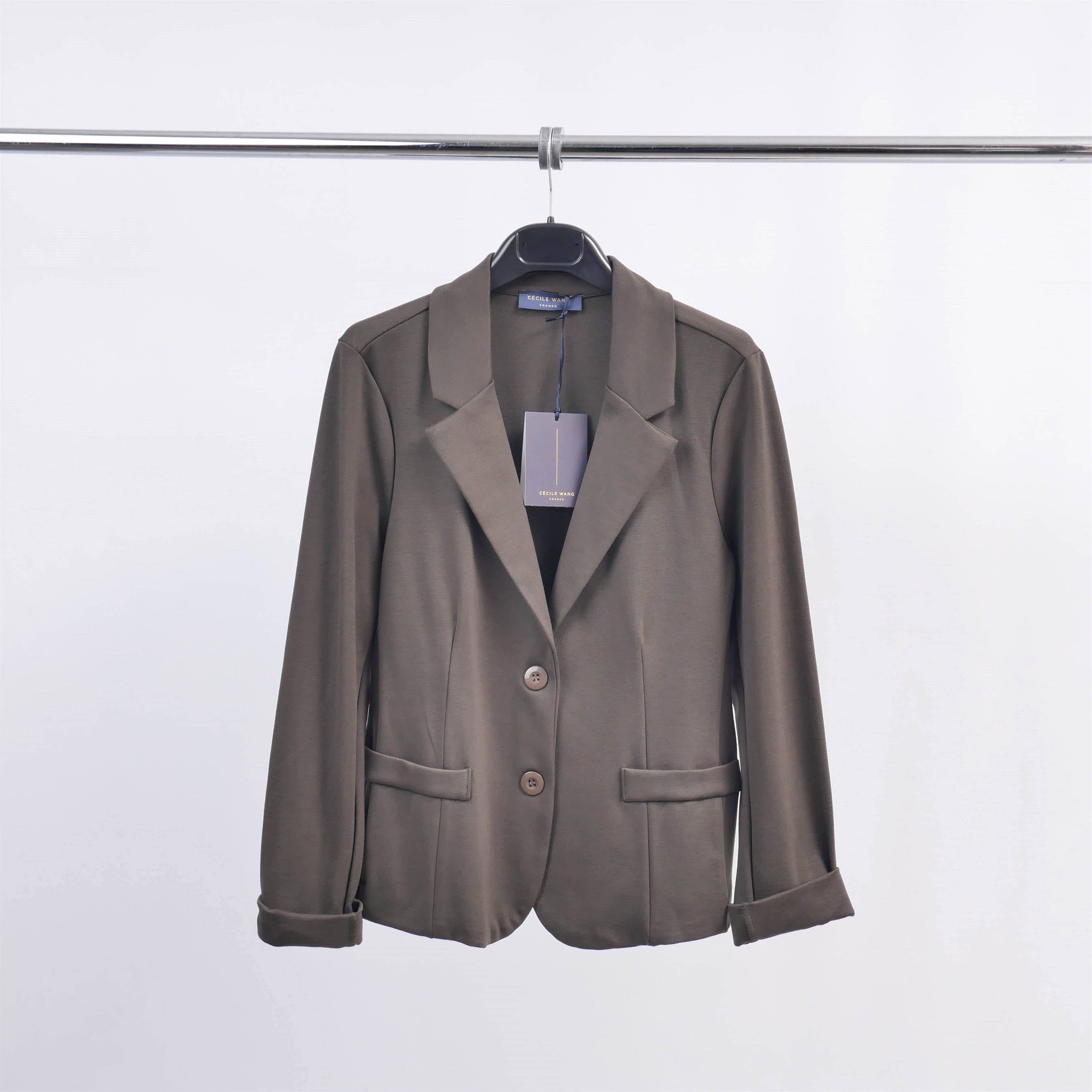 Cecile Wang - Wholesale Blazer - Women's - Stretch blazer CVA5161720