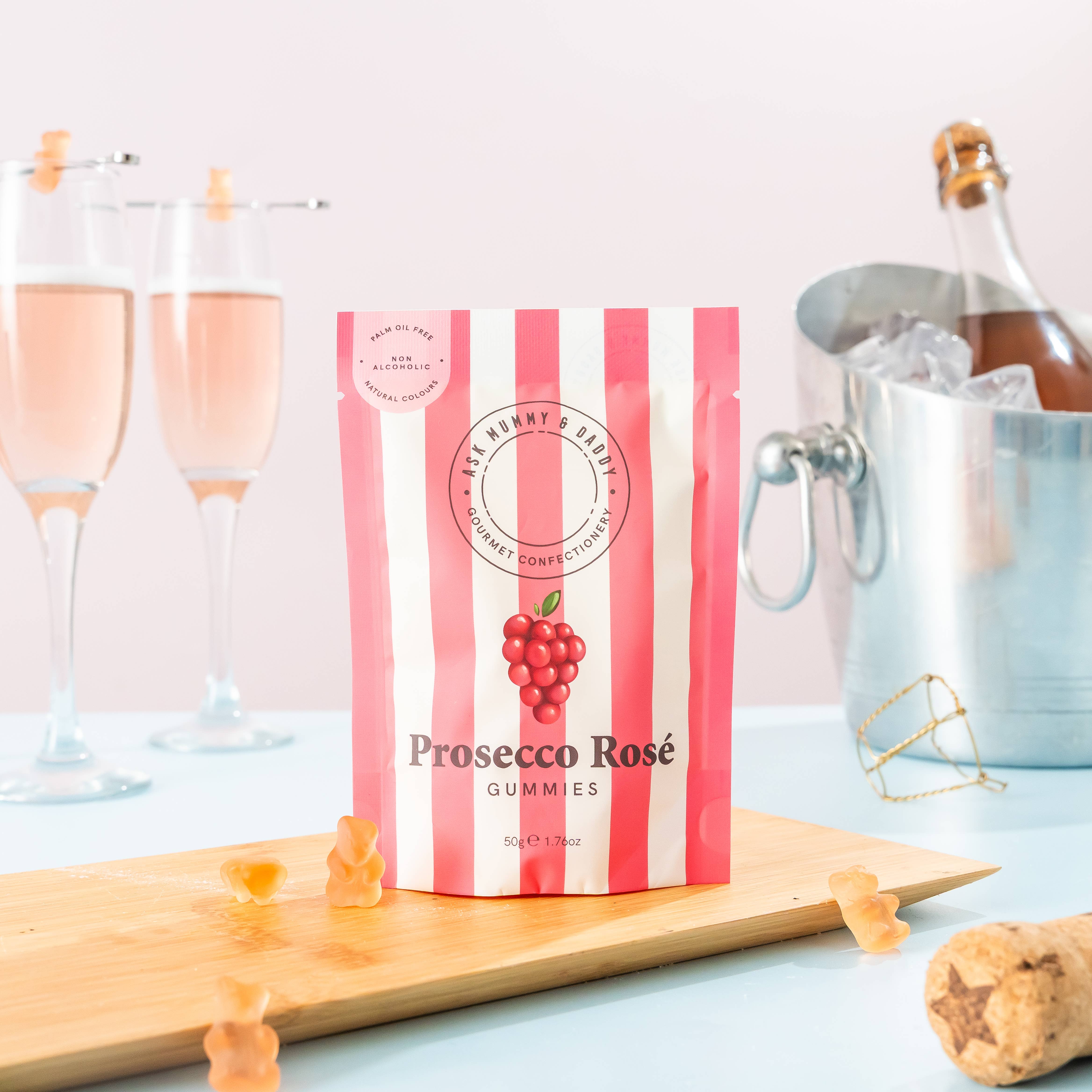 Ask Mummy & Daddy - Wholesale Gummy - Prosecco Rose Gummies