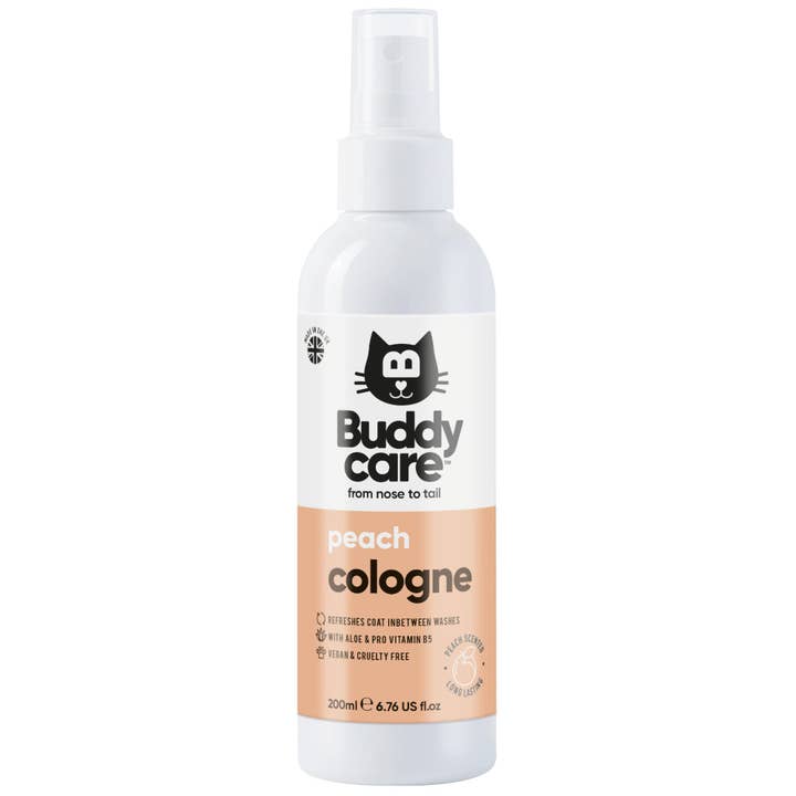 Buddycare Cat Cologne - Peach - 200ml / 6.76 fl oz for wholesale by Buddycare