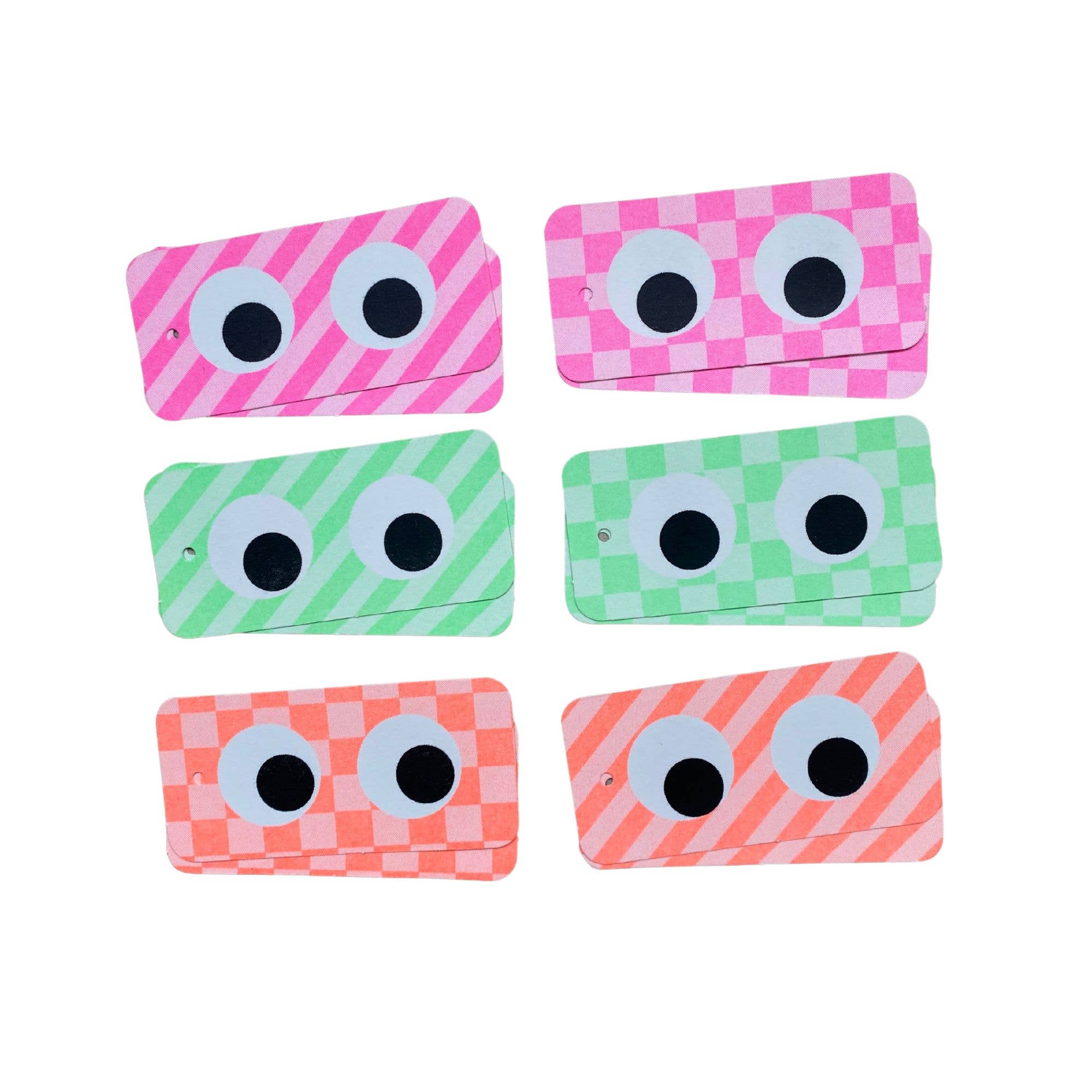 Petra Boase Ltd (US Duties Paid) - Wholesale Gift Tag - Gift Tags (Pack of 6) Set of 12 - Googly Eyes1