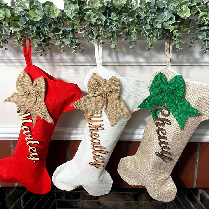 Holiday Blanks - Wholesale Holiday Stocking - Bone stocking blanks