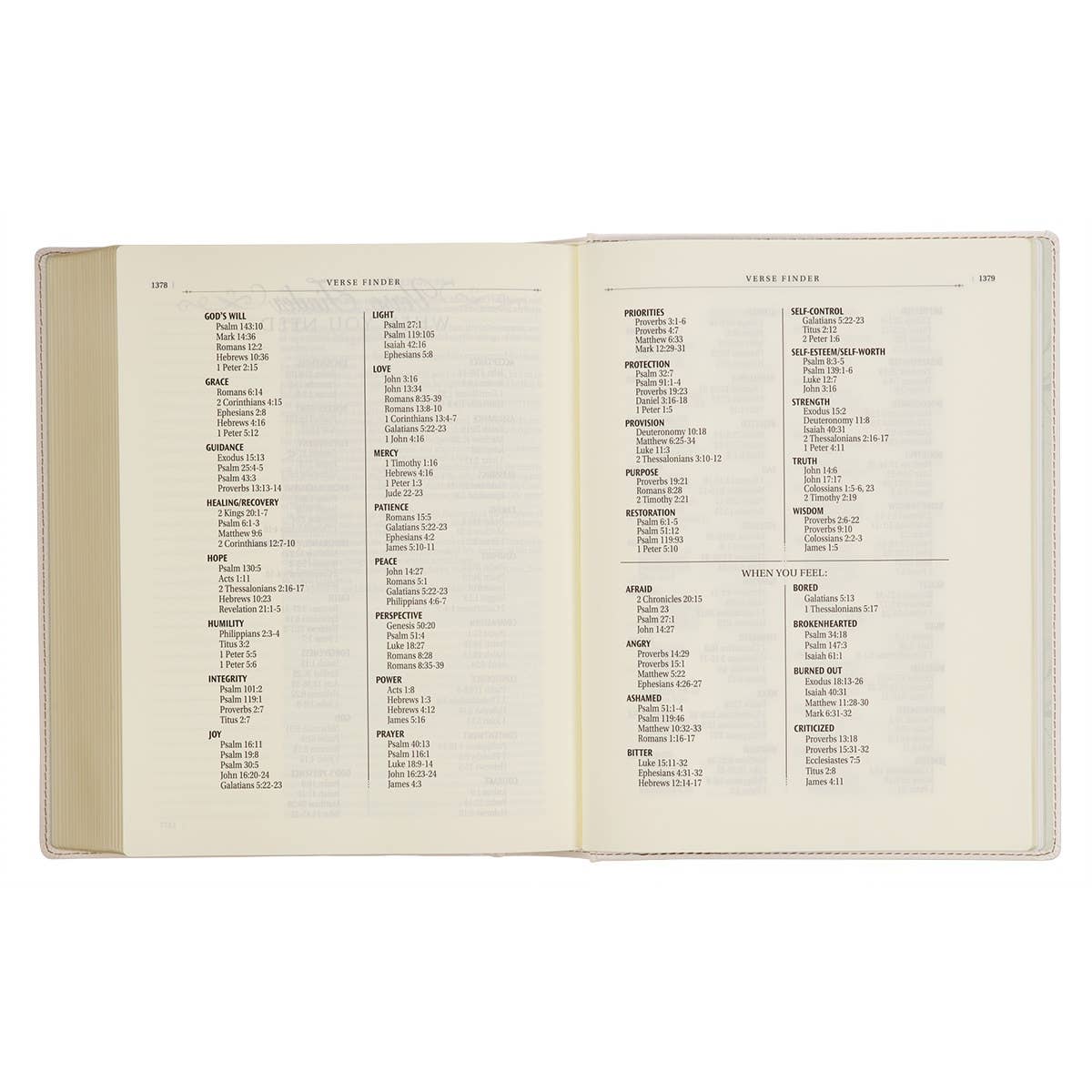 Christian Art Gifts - Wholesale Display Book - KJV Note-taking Bible LP Faux Leather HC, White Floral9