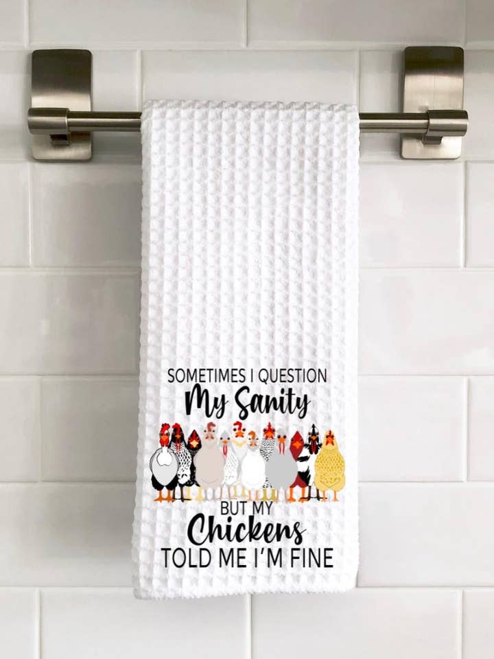 Toalha de Mão Peculiar para Criadores de Galinhas e Entusiastas de Quintas por atacado de Saints Place Designs