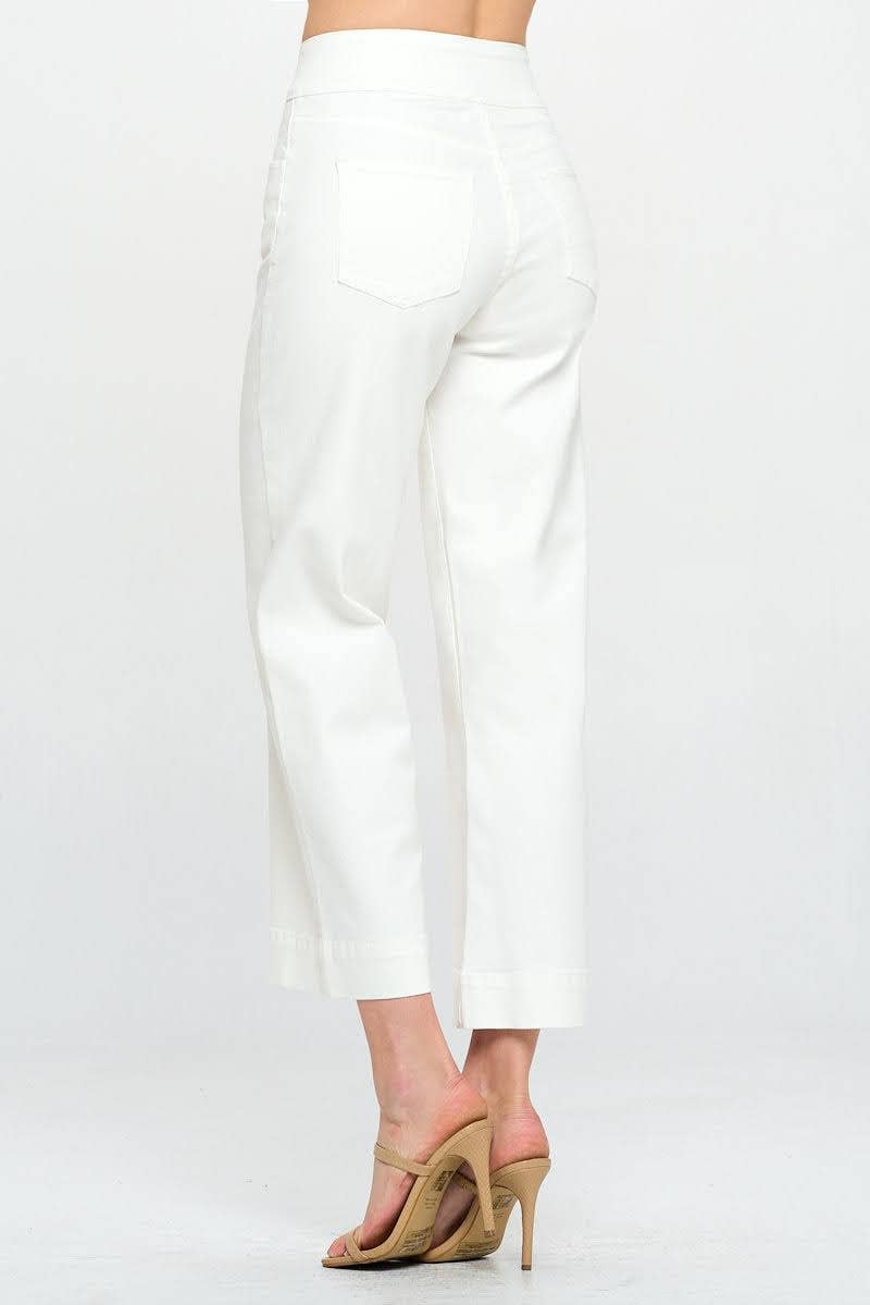 I&M JEAN, INC. – Großhandel Jeans – Damen – I5077HW - Kurz geschnittene Jeans mit weitem Beinschnitt und weitem Bund mit hoher Taille3