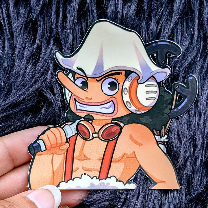 The Bravest Hero Waterproof Uv-proof Vinyl Sticker for wholesale by Journeybunny