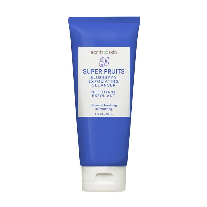 Super Fruits Blueberry Exfoliating Cleanser for wholesale by Earth To Skin Beauty