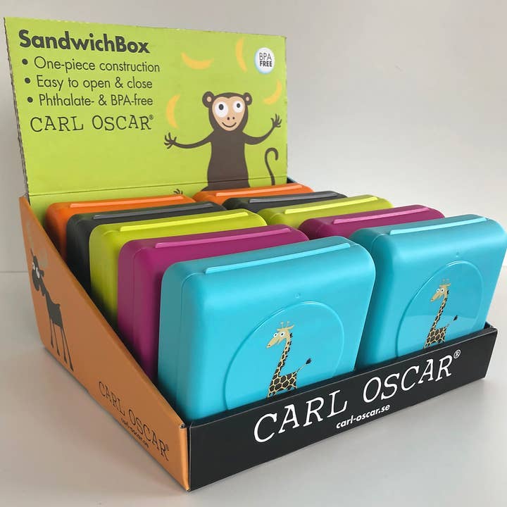 Sandwich Box, Kids - Display Box (2x5 pcs) for wholesale by Carl Oscar