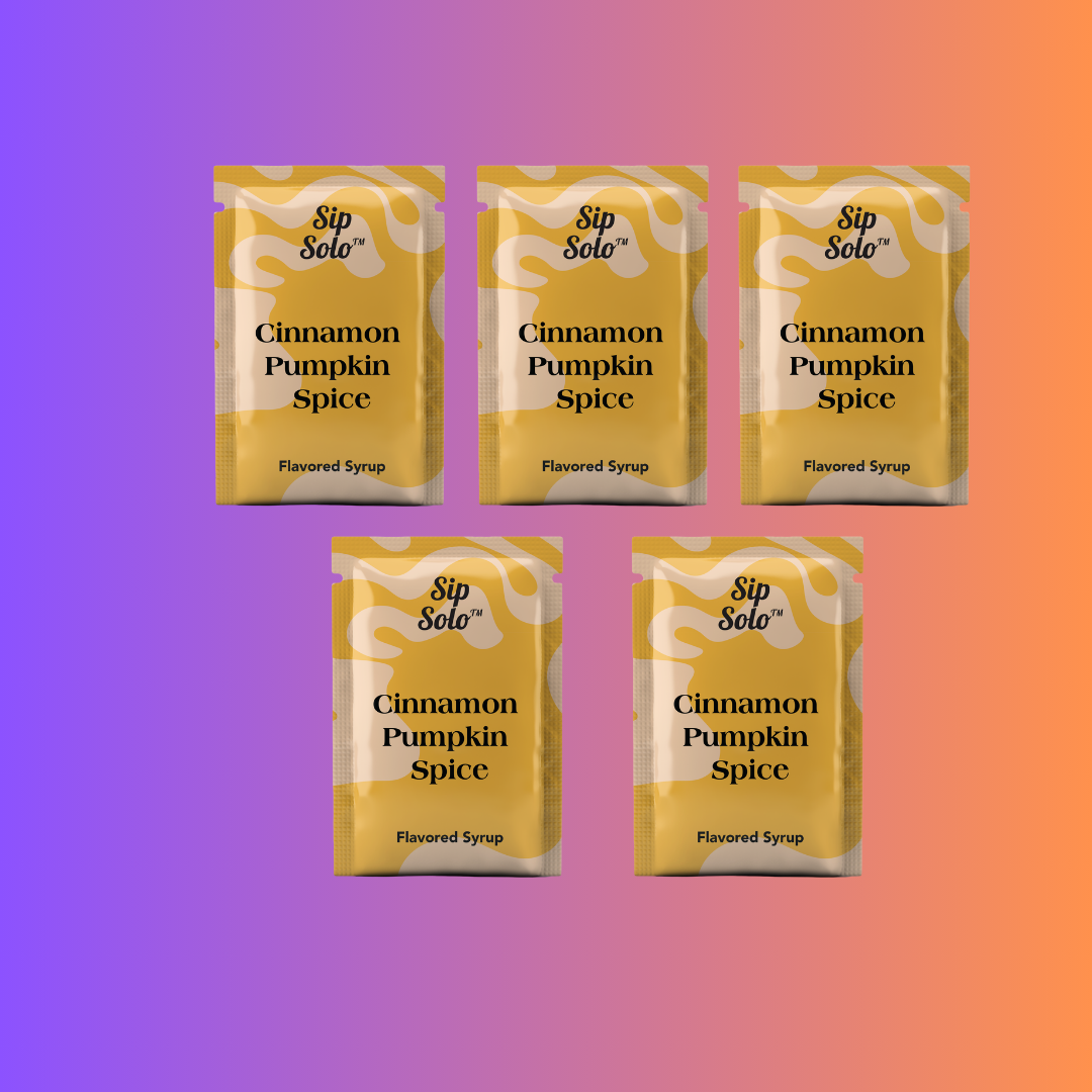 Sip Solo - Venta al por mayor Sirope de sabores - Sirope de sabor a calabaza y canela en monodosis.1
