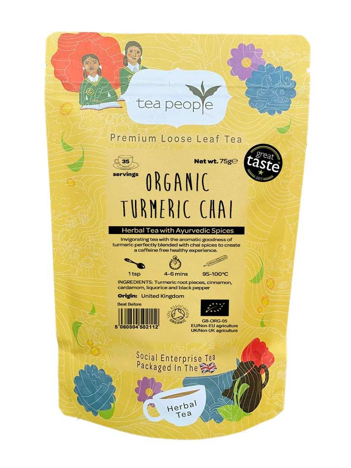 Turmeric Chai - 75g Retail Pack for wholesale by Tea People