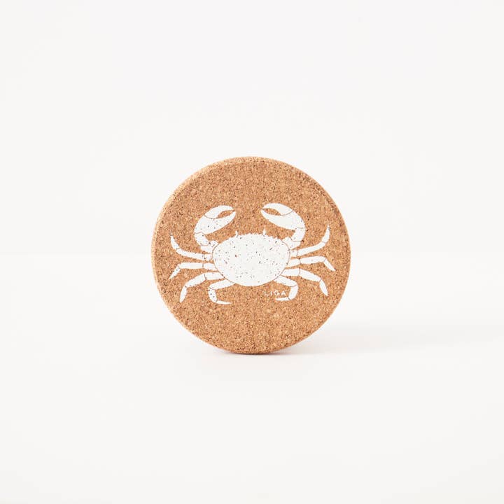 Cork Coaster | Crab for wholesale by LIGA