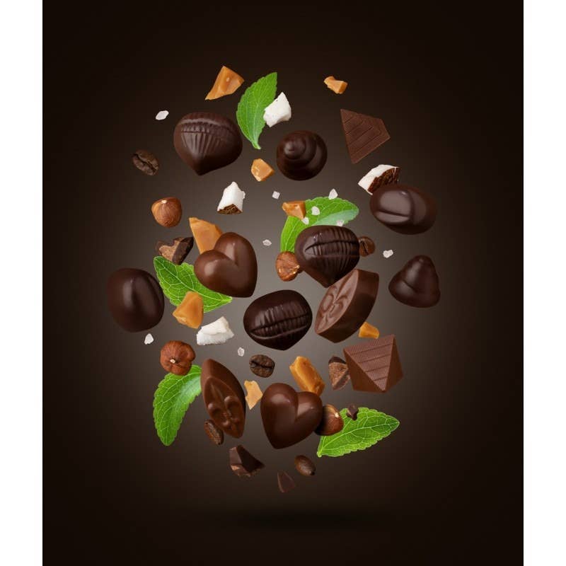 Perlège - Wholesale Chocolate Box - Box of 16 assorted pralines (170g - per 12 boxes)3