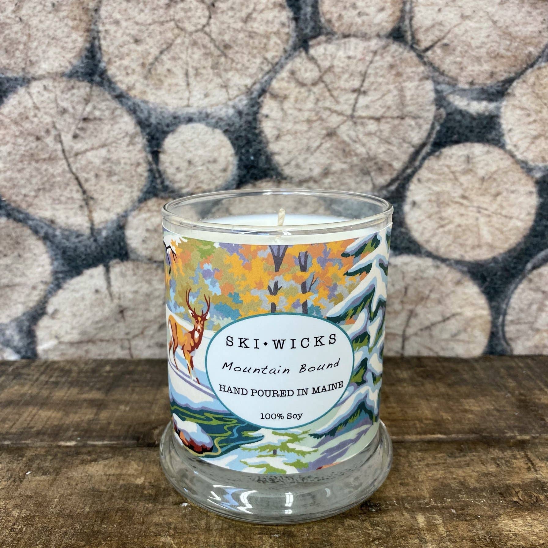 Seawicks Candle Company - Vendita all'ingrosso Candela in vasetto - Ski Wicks 'Mountain Bound' 100% candela di soia1