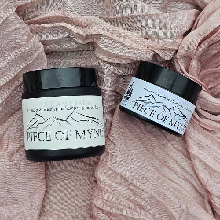 Dreamy Jane | Lavender + Eucalyptus | Hemp + Magnesium Lotion for wholesale by Piece of Mynd