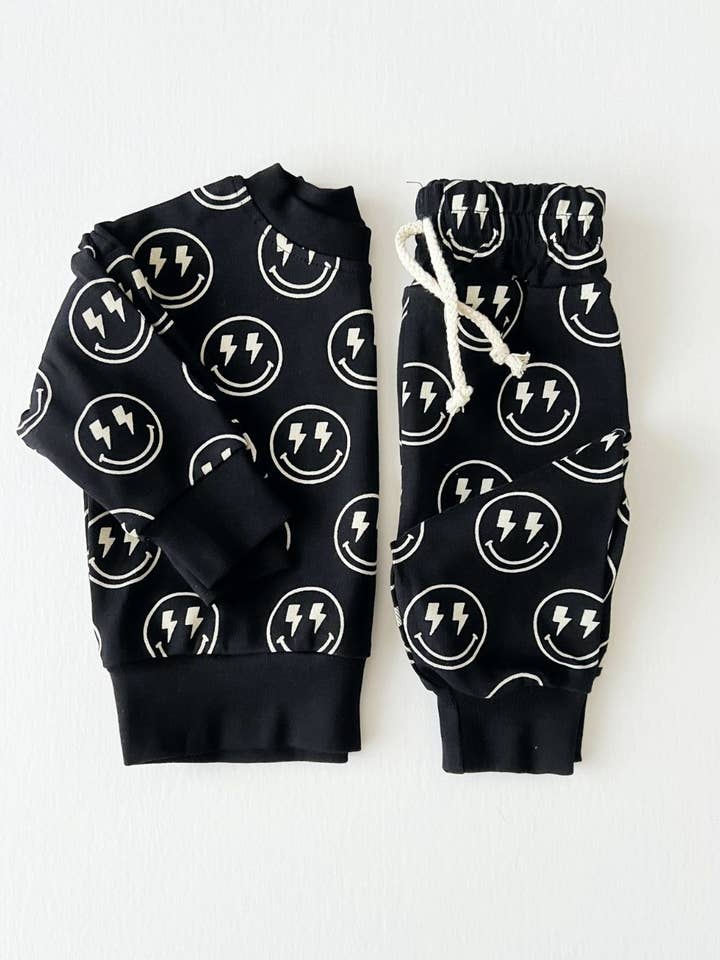 Lucky Panda Kids - Wholesale Lounge Set - Kids - Jogger Set | Electric Smiley
