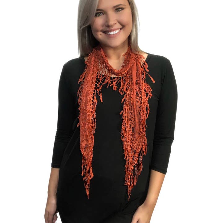 The Magic Scarf Company - Wholesale Scarf - Women's - 7776 - Victorian Lace Confetti Scarves36