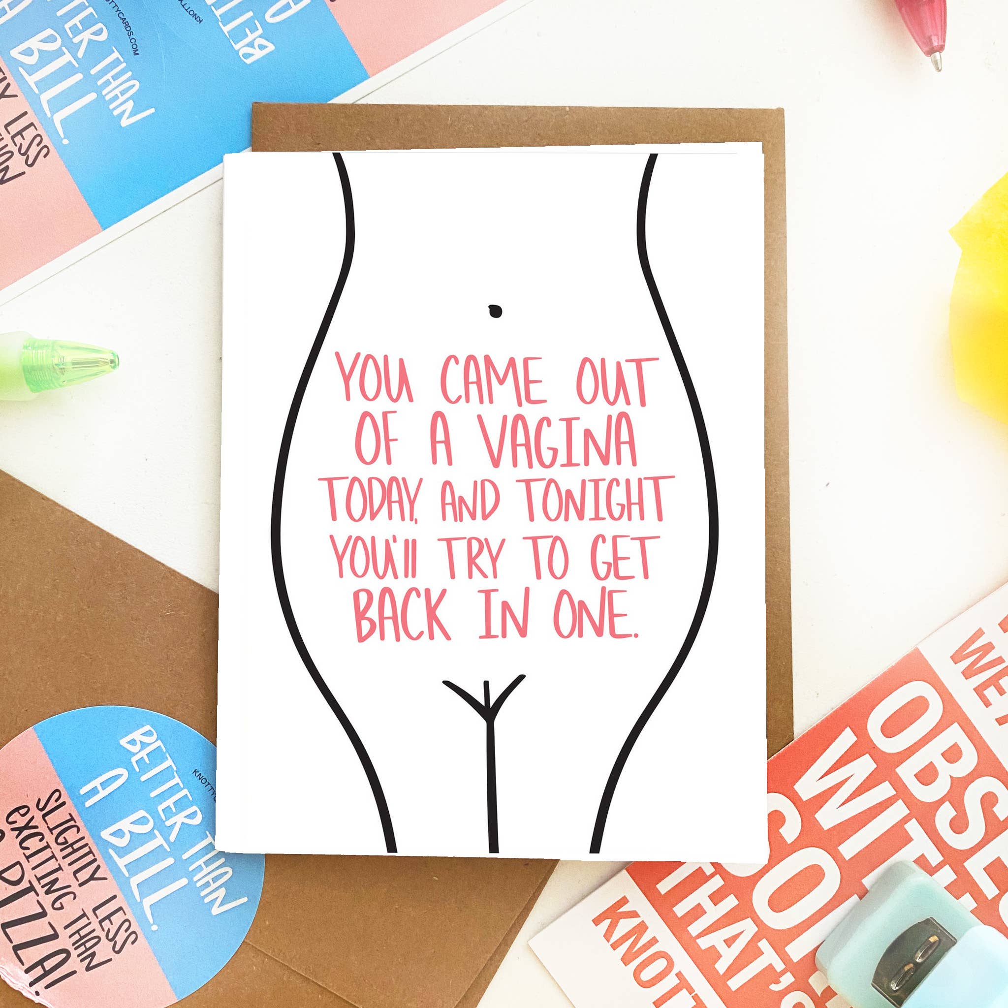 Knotty Cards - Wholesale Birthday Card - Came Out | Birthday Greeting Card1