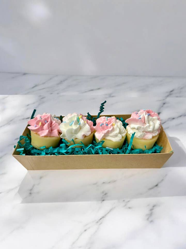 Pink Delight Cupcake Wax Melts for wholesale by Doodlations