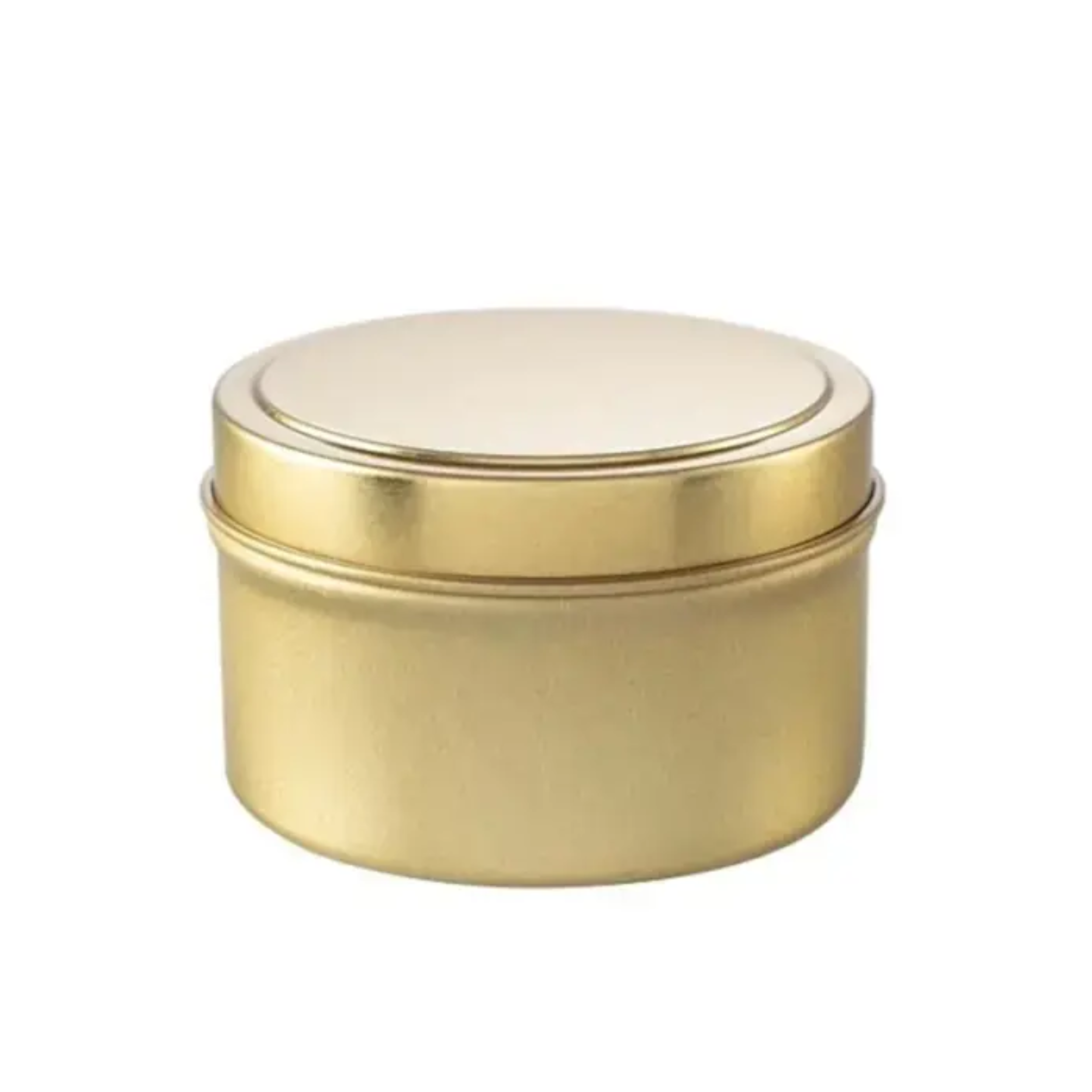 Orglamix - Venta al por mayor Vela aromática de viaje - Vela de soja personalizada en lata dorada con su logo y marca2