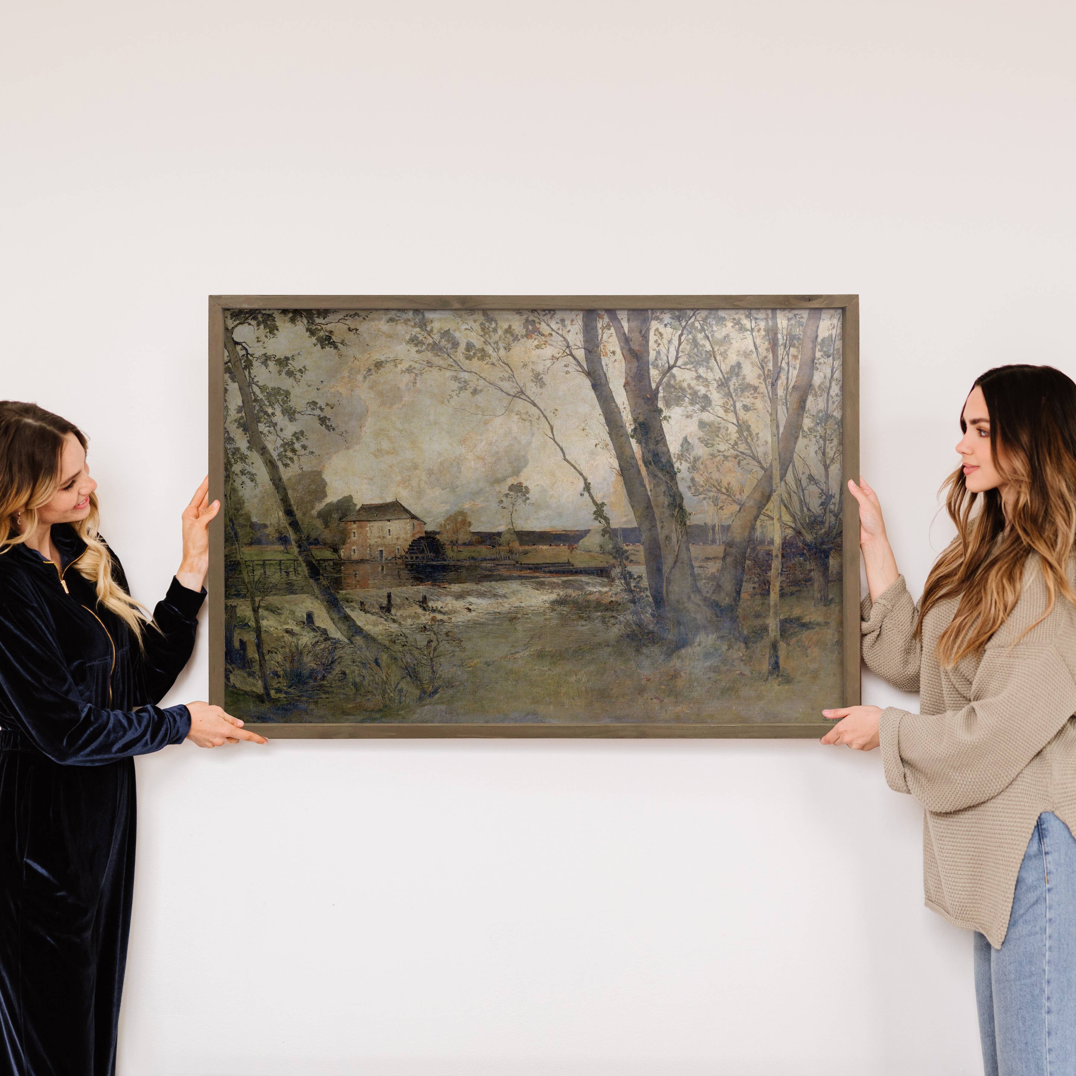 Hangout Home - Wholesale Art Print - Farmstead Vintage - Farmstead Landscape Canvas Art - Framed2