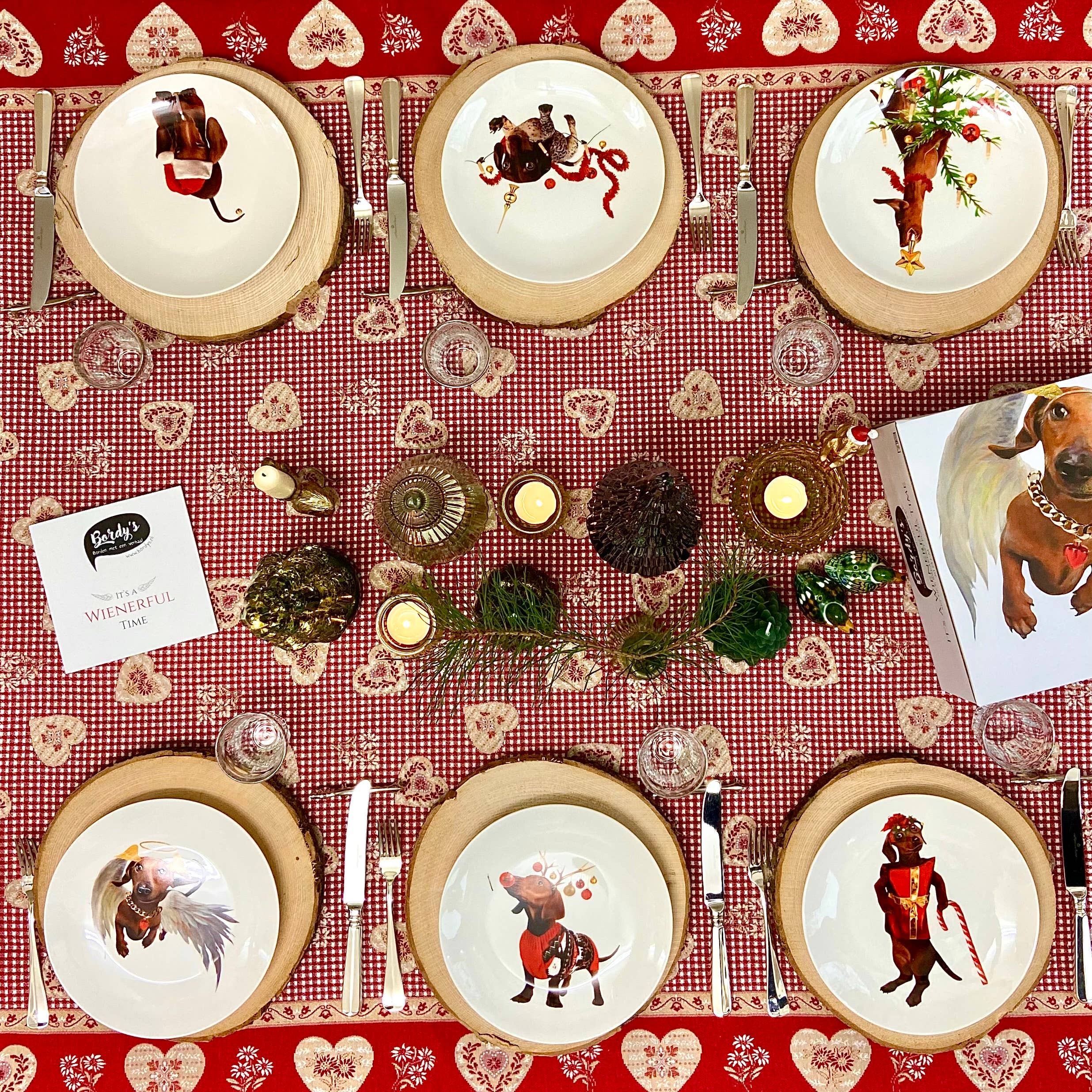 Bordy's – wholesale Tableware set – It's a wienerful Time - Set of 6 Breakfast Plates 29