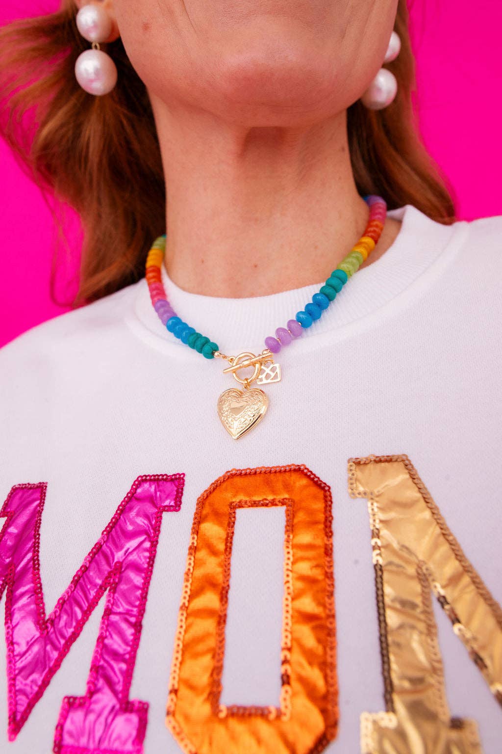 Brianna Cannon - Vente Colliers à pendentif - Collier Médaillon Arc-en-ciel6