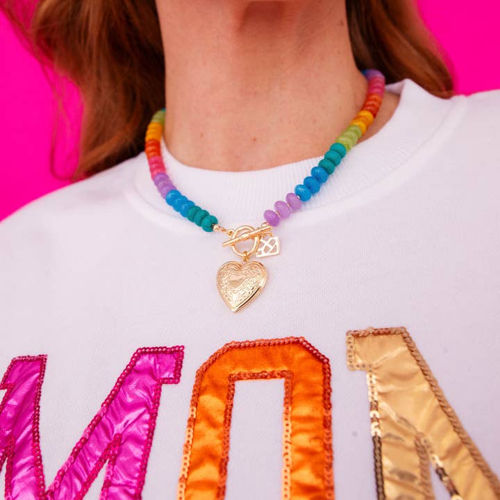 Brianna Cannon - Vente Colliers à pendentif - Collier Médaillon Arc-en-ciel6