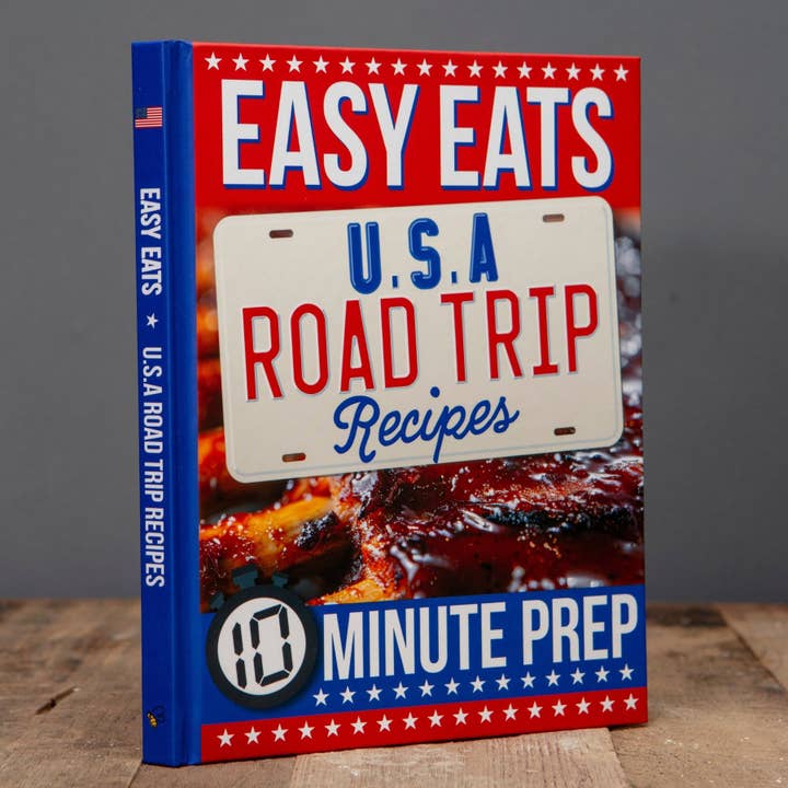 Easy Eats USA Road Trip Recipes Cookbook: BBQ & More! for wholesale by Boxer Gifts