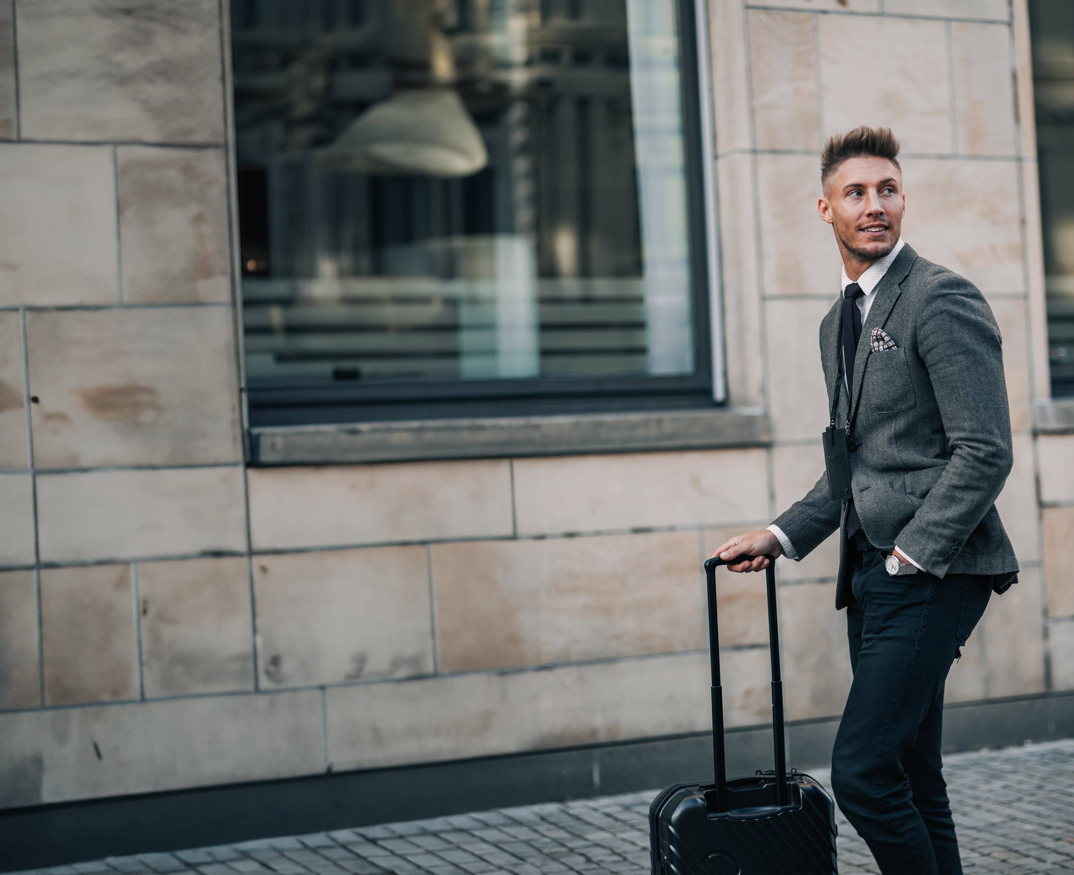 Carbon Fiber Stealth iTravel®:  MINI for wholesale on Faire6