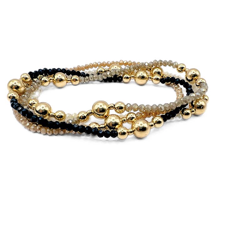 erin gray - Wholesale Beaded Bracelet - The Nantucket Shimmer Collection 14k Gold- Filled Beaded Bracelets