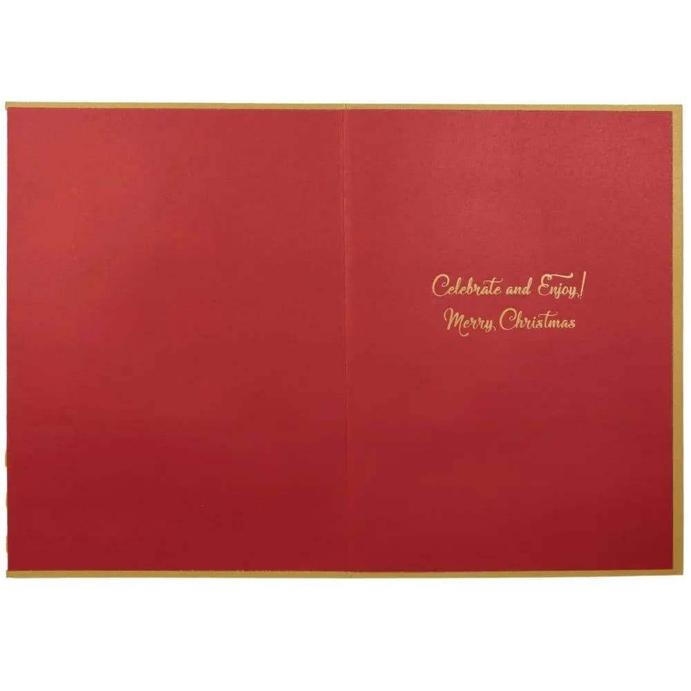 NIQUEA.D - Wholesale Christmas Card - Pine Bough Dress Single Christmas Card2