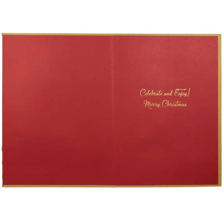 NIQUEA.D - Wholesale Christmas Card - Pine Bough Dress Single Christmas Card2